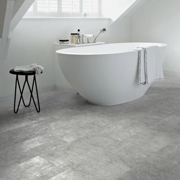 Polyflor Camaro Loc 3452 Grey Flagstone Click Vinyl Flooring at £71.27