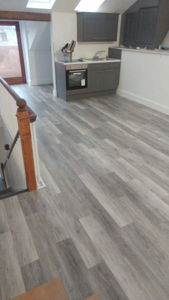 Naturelle Design Flooring Grey Boathouse Oak Luxury Vinyl Glue Down Flooring at £63.29