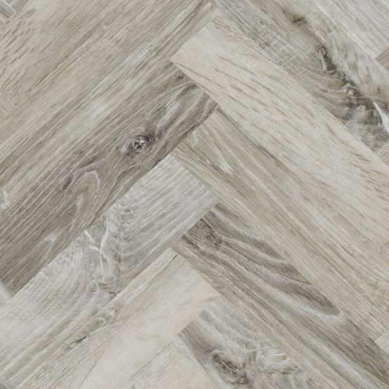 Signature Select Parquet Herringbone Luxury Vinyl Flooring Silverwood Maple SSP-050