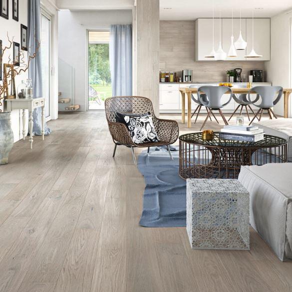 Skye Natural Engineered Wood Clay Brushed Oak