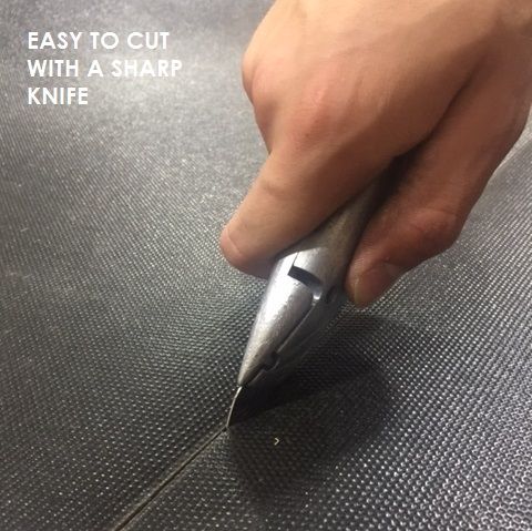 Black Coir Entrance Matting 17mm Thick Cut to Size at £14.99