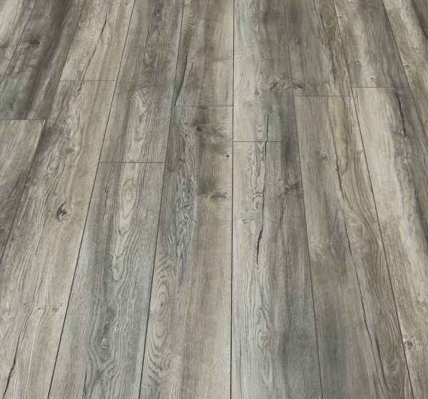 Villa Harbour Oak Grey 12mm Laminate Flooring at £33.53