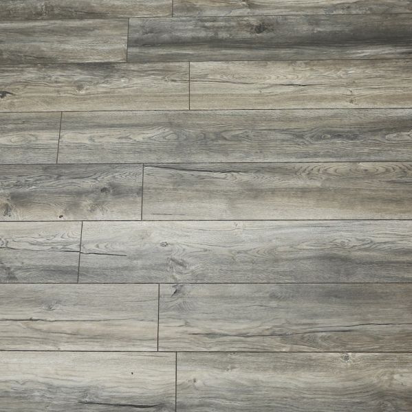 Villa Harbour Oak Grey 12mm Laminate Flooring at £33.53