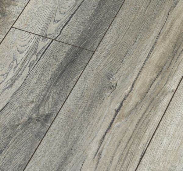 Villa Harbour Oak Grey 12mm Laminate Flooring at £33.53