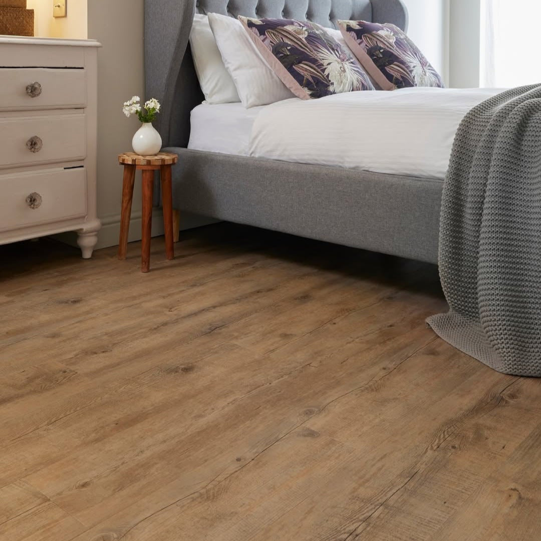 Naturelle Rustic Cottage Oak Gluedown Luxury Vinyl Flooring