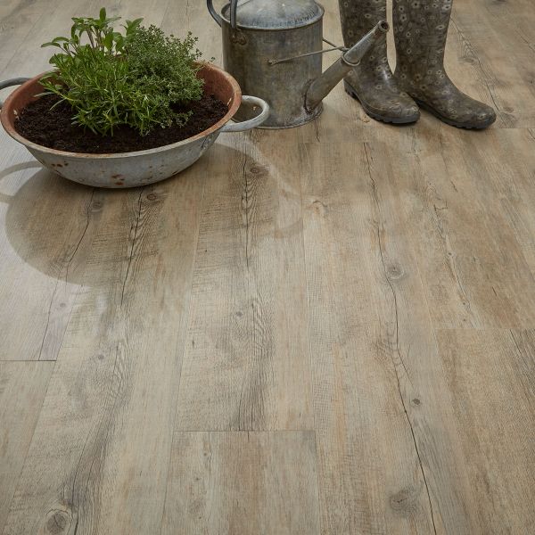 Naturelle Distressed Oak Gluedown Luxury Vinyl Flooring at £71.96
