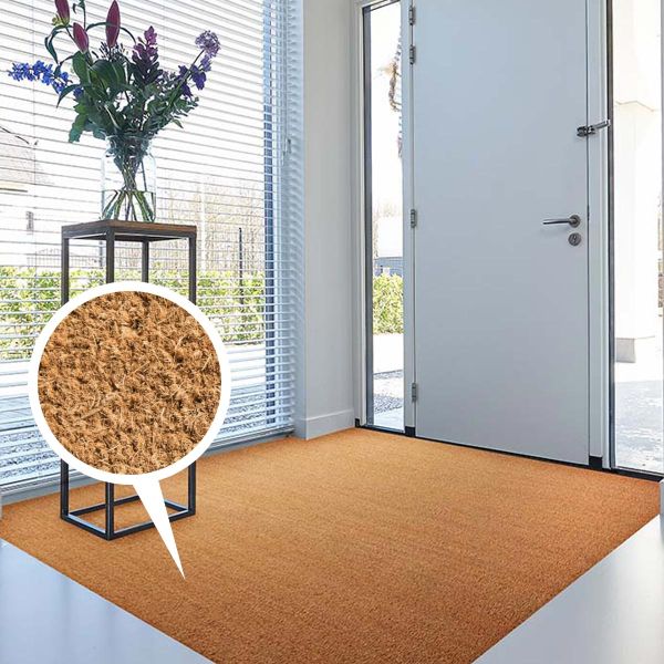 Natural Coir Entrance Matting 17mm Thick Cut to Size