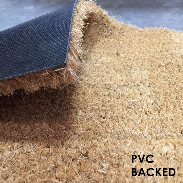 Natural Coir Entrance Matting 17mm Thick Cut to Size at £13.99