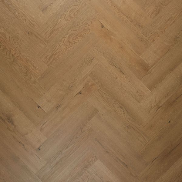 Naturelle Crafted Oak Herringbone SPC Rigid Core Click Vinyl Flooring at £77.97