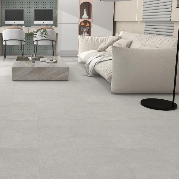 Naturelle Stormy Concrete Tile Gluedown Luxury Vinyl Flooring at £66.77