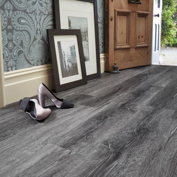Naturelle Scorched Timber Gluedown Luxury Vinyl Flooring at £71.96
