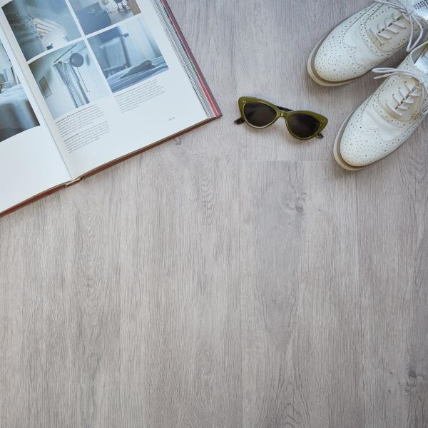 Naturelle Brushed Grey Ash Gluedown Luxury Vinyl Flooring at £71.96