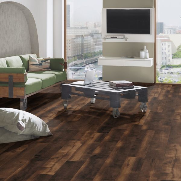 Prestige Timbers® 10mm Laminate Flooring Aged Whiskey Barrel at £36.99