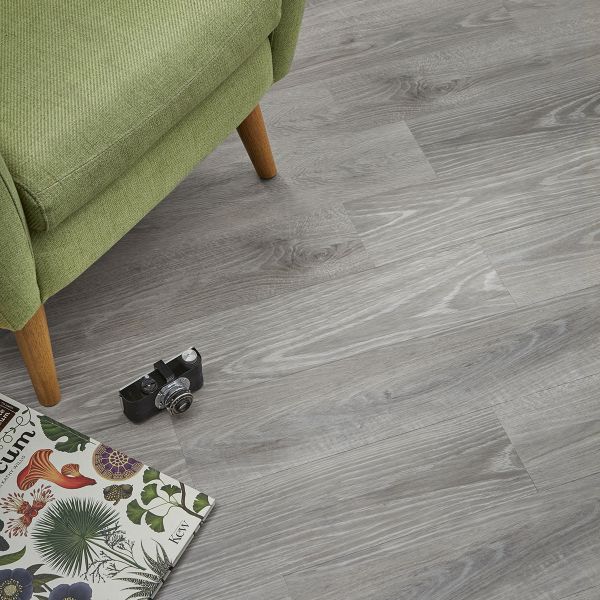 Naturelle Design Flooring Silver Grey Ash Luxury Vinyl Glue Down Flooring at £63.29