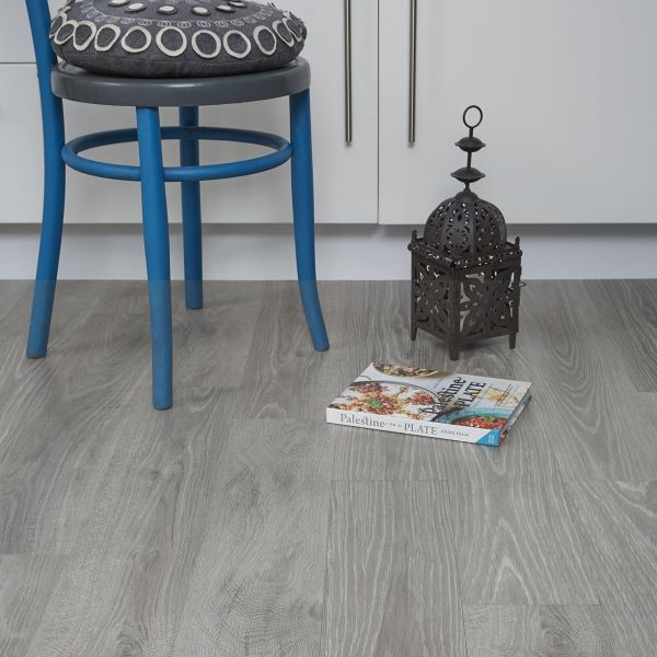 Naturelle Design Flooring Silver Grey Ash Luxury Vinyl Glue Down Flooring at £63.29