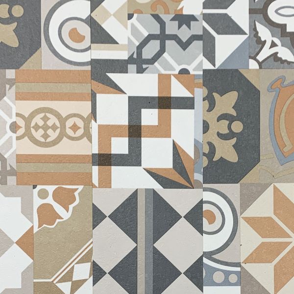 Naturelle Self Adhesive Vinyl Flooring - Moroccan Mosaic Tile at £38.38