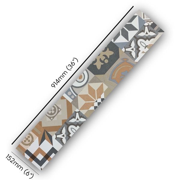 Naturelle Self Adhesive Vinyl Flooring - Moroccan Mosaic Tile at £38.38