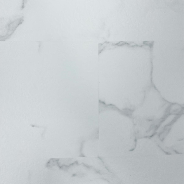 Naturelle White Marble Tile SPC Rigid Core Click Vinyl Flooring at £35.55