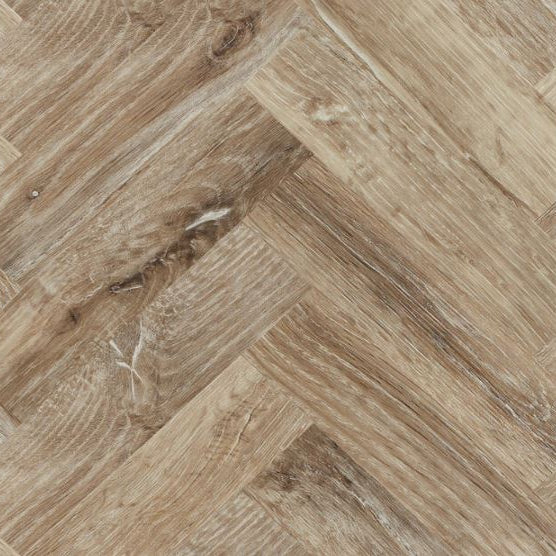 Signature Select Parquet Herringbone Luxury Vinyl Flooring Driftwood Blonde SSP-041