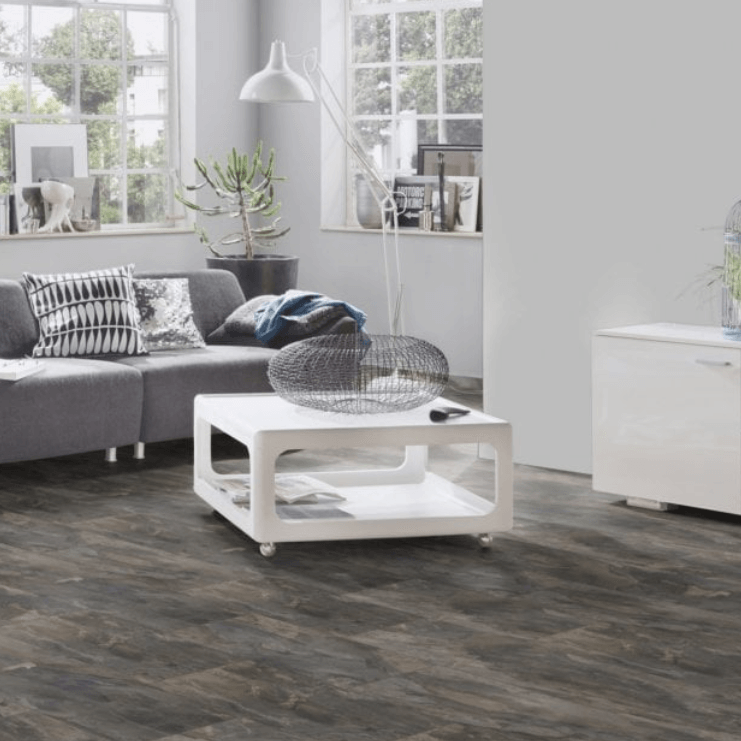 Prestige Timbers® 8mm Tile Effect Laminate Flooring Weathered Slate at £32.99