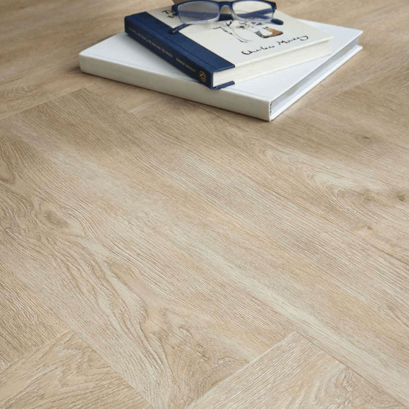 Signature Select Parquet Herringbone Luxury Vinyl Flooring Sherwood Oak SSP-032 at £92.82