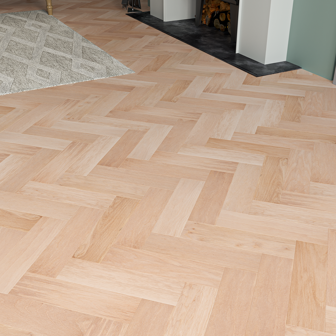 Timber Vale Herringbone Sunrise Oak Engineered Wood 10/3mm