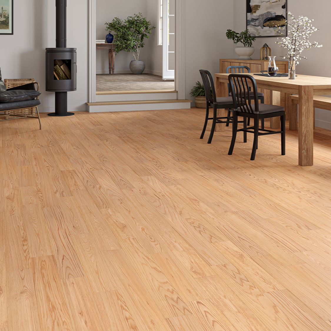 Timber Vale Random Length Warm Pine Engineered Wood 125 x 14/3