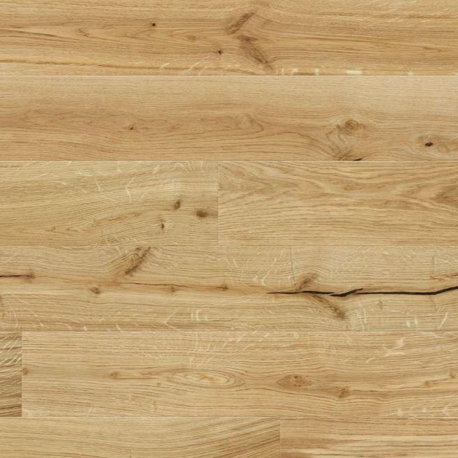 Skye Natural Engineered Wood English Oak: Brushed Matt Lacquered