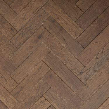 Timber Vale Herringbone Espresso Bark Engineered Wood 10/3mm
