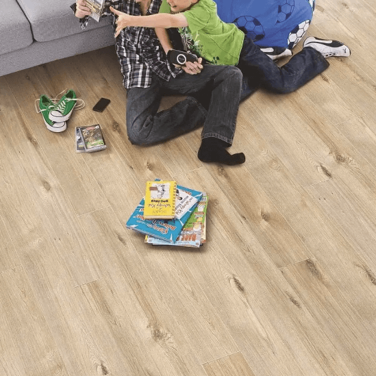 Elka 12mm Laminate Flooring Toasted Oak at £28.99