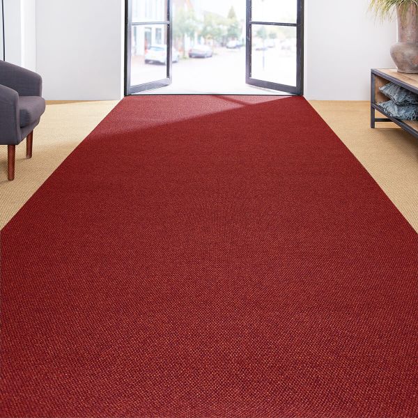 Cut to Size Heavy Duty Commercial Hobnail Barrier Entrance Matting Red