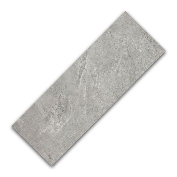 Naturelle Pale Grey Slate Tile SPC Rigid Core Click Vinyl Flooring