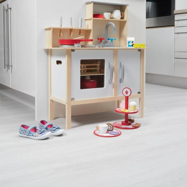 Naturelle Snowy Oak Gluedown Luxury Vinyl Flooring at £71.96