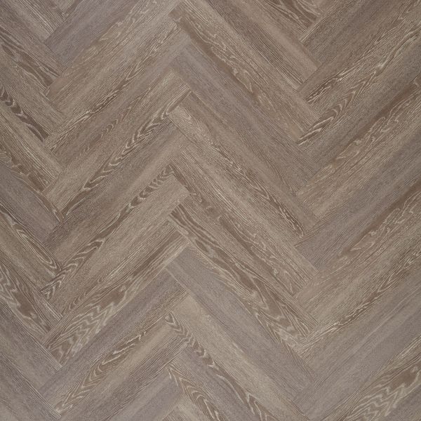 Signature Select Parquet Herringbone Luxury Vinyl Flooring Grey Mountain Oak SSP-022 at £81.80