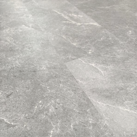 Naturelle Mid Grey Slate Tile SPC Rigid Core Click Vinyl Flooring at £32.55